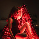 Pătură cu lumină roșie