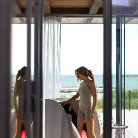 Saună infraroșie acasă — Sauna IR Pod cu lumină roșie | Energie Roșie