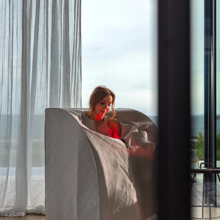 Saună infraroșie acasă — Sauna IR Pod cu lumină roșie | Energie Roșie