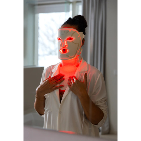 Mască facială LED — Terapie cu lumină roșie pentru ten | Energie Roșie